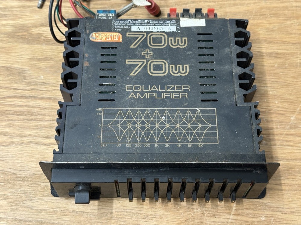 Jet Sound Electronics JSE-236 Equalizer Amplifier Untested