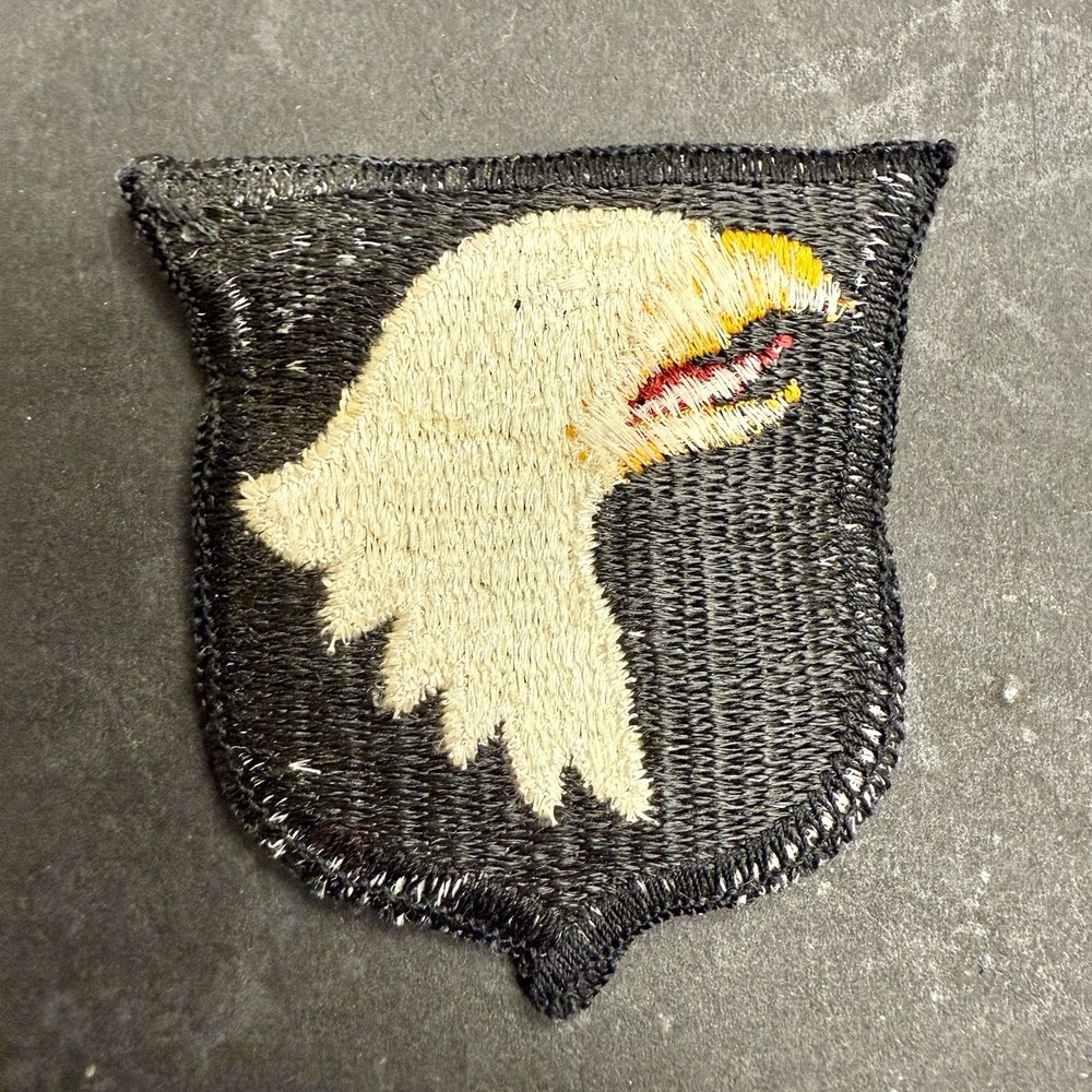 Original WWII 101st Airborne Div Patch Deadstock Mint Unused