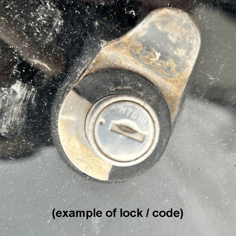 (2) Tonneau / Knaack Camper Keys Cut Key Code H700D - H750D -Licensed Locksmith