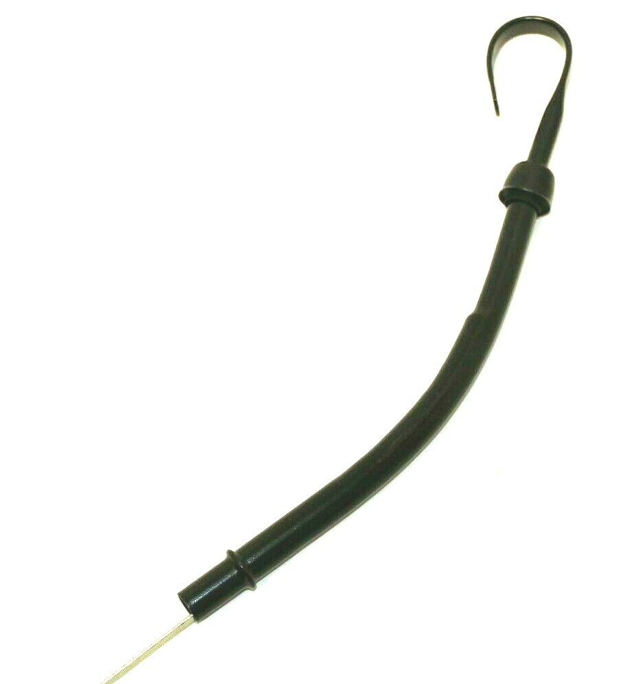 SBC Black Steel Engine Oil Dipstick 283 327 350 383 400 Tube Dip Stick SB Chevy