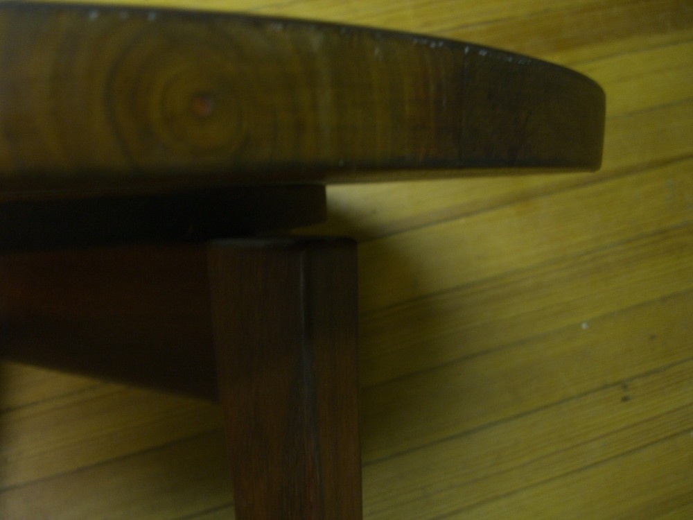 Mid -Century Edward Axel Roffman 24" round coffee table