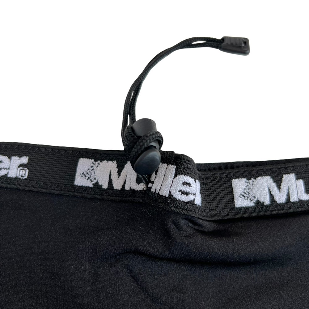 Mueller compression shorts Mens XXL athletic solid black drawstring waist