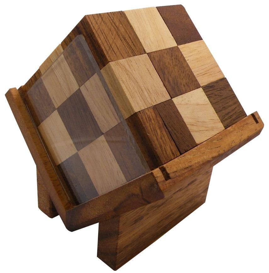 Complex Cube - Brain Teaser Wooden Puzzle