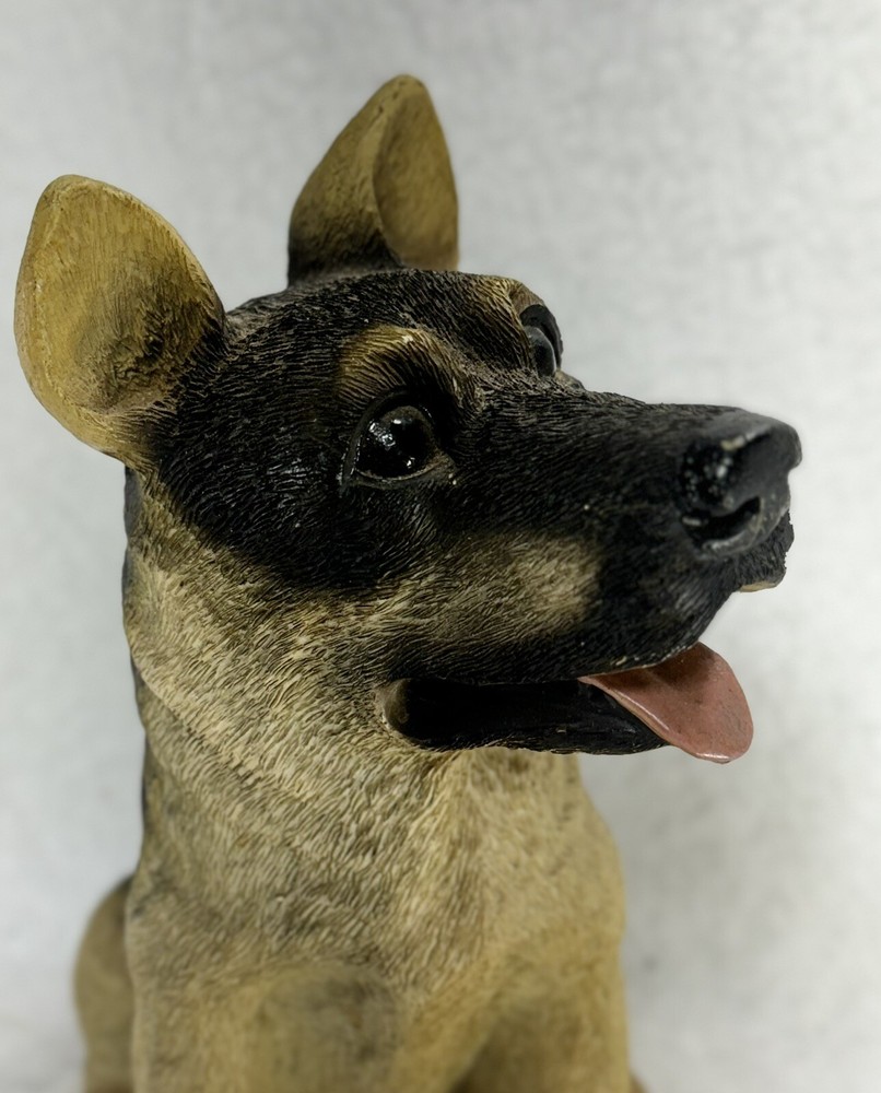 German Shepherd Poly Resin Dog Statue
