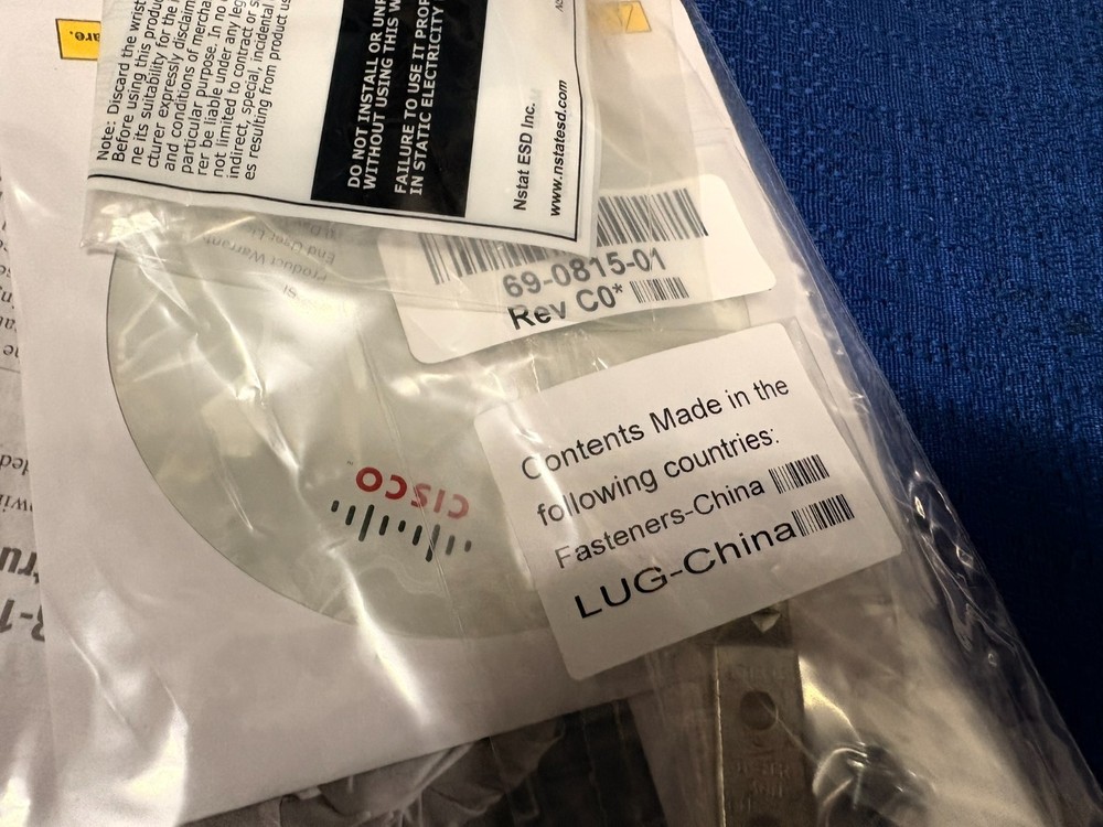 Mounting Kit for Cisco Catalyst 6500 Series Rails , Hardware , Install Discs