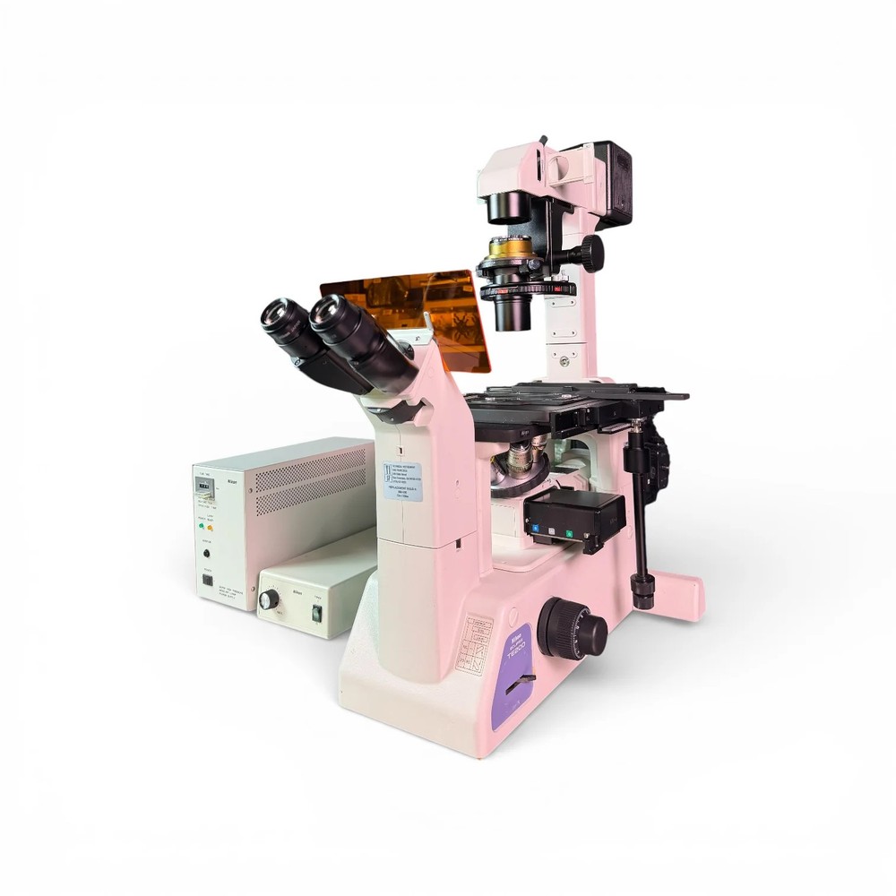 Nikon Eclipse TE200 Inverted Microscope Fluorescence Hoffman Constrast