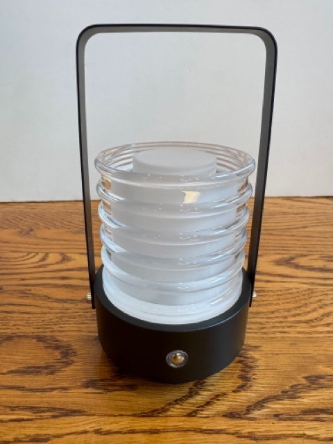 HAPYGI Portable LED Table Lamp Rechargeable Dimmable Touch Control Black New