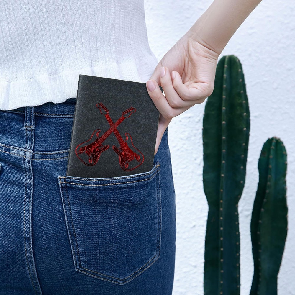 3pack Pocket notebook Small Journal Mini notepad, Black Soft Cover, 4 x 5.5 i...