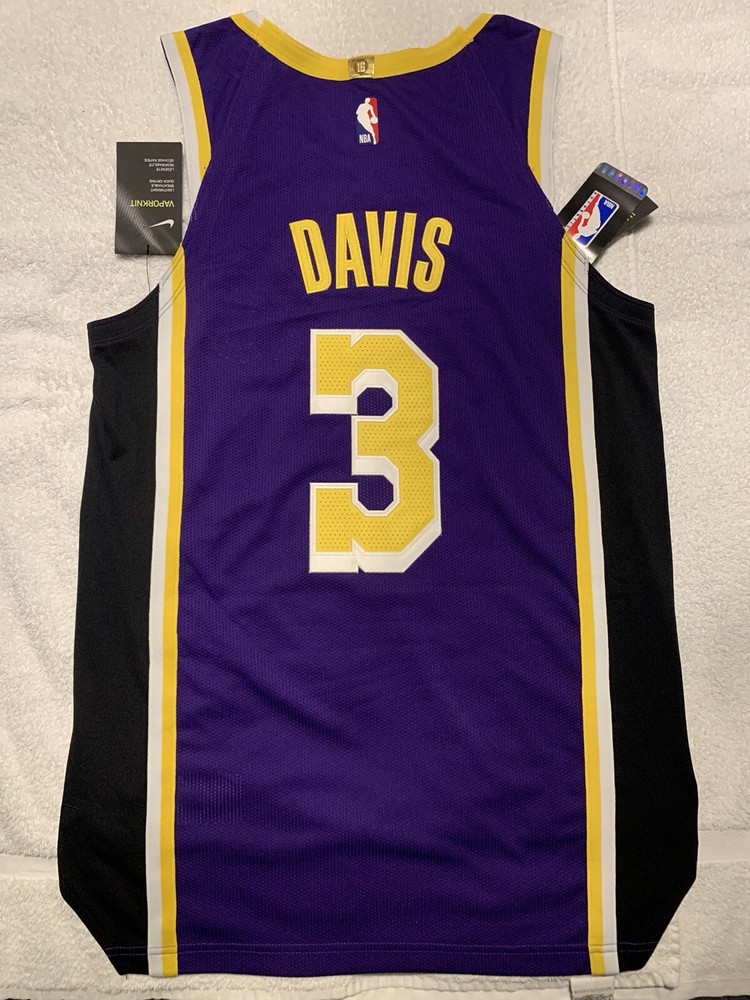 Nike Lakers Authentic Anthony Davis 2018-19’ Statement Jersey W/Wish Patch - 40