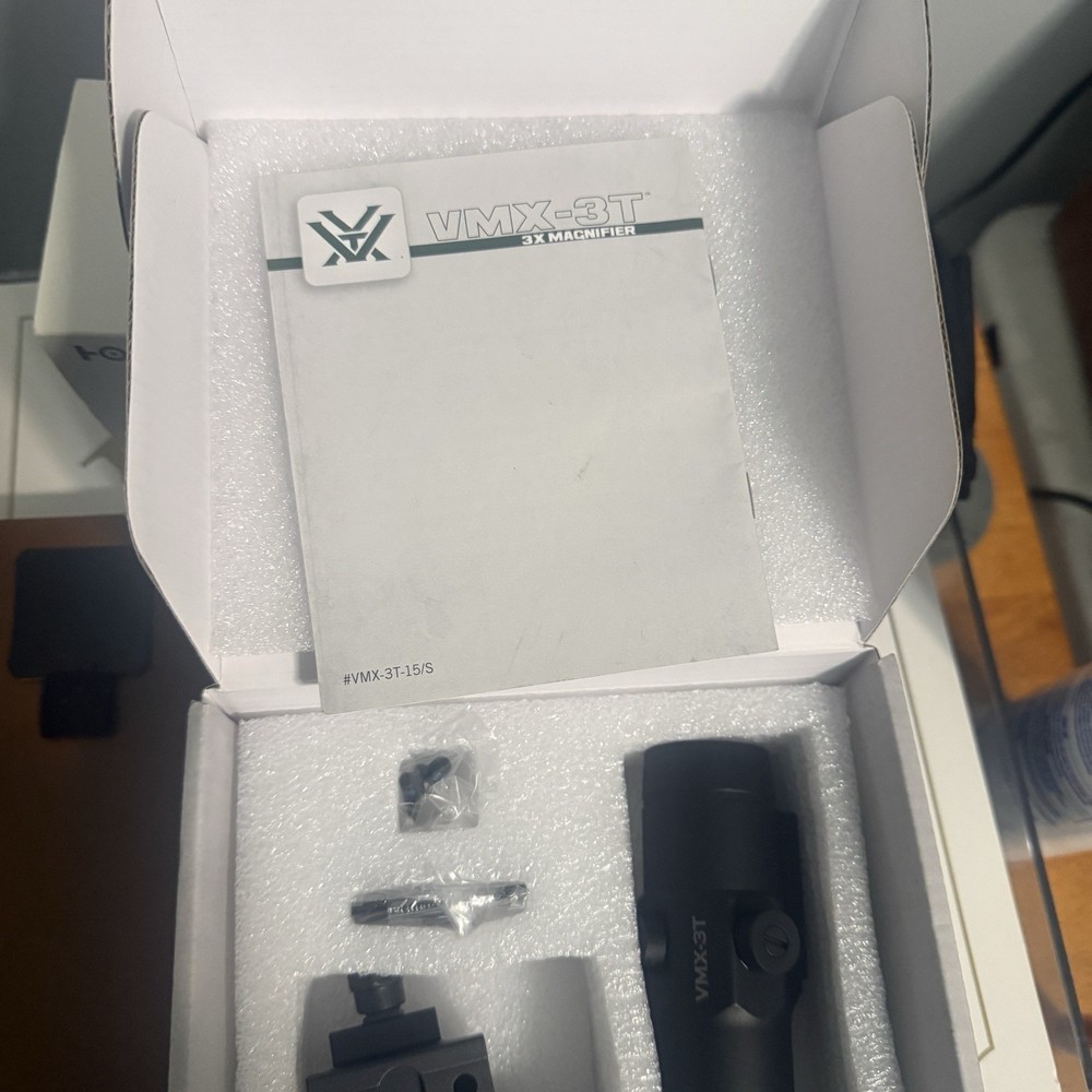 Vortex VMX-3T 3x Magnifier with Flip-Mount System Mounted Optic