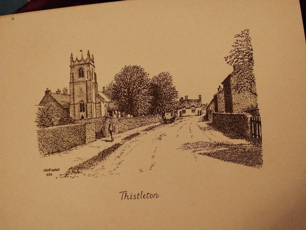Sk252 Ephemera Picture Thistleton
