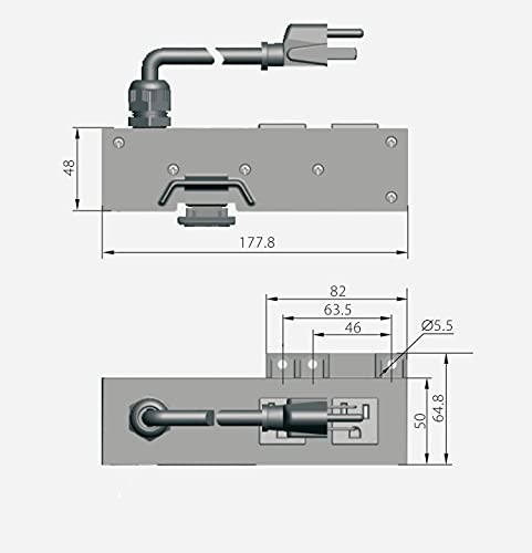 Multi-Purpose Router Table Power Switch, Dust Control Switch, Power Tool 15A ...