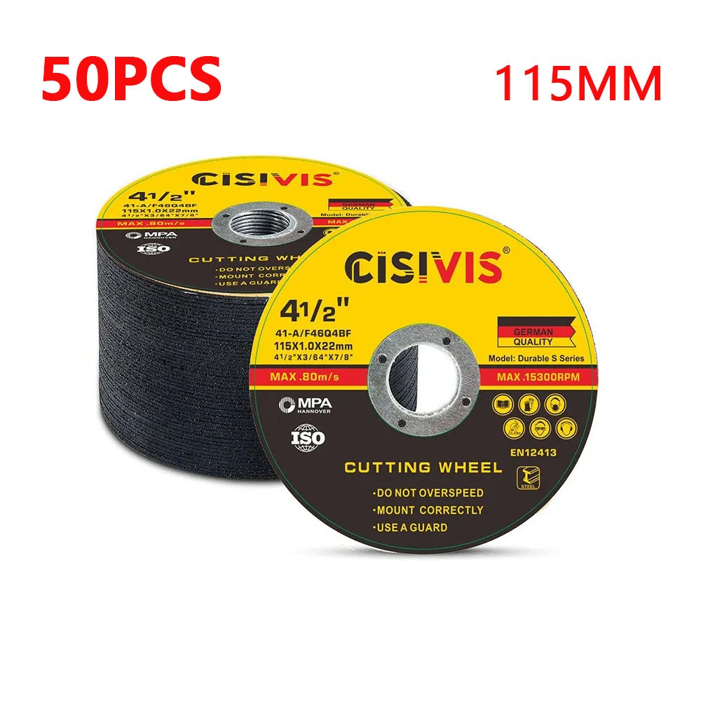 50X Cut Off Wheels 4-1/2" Metal & Stainless Steel Angle Grinder Cutting Disc