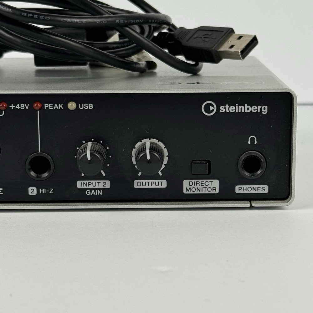 Steinberg UR12 USB Audio Interface Pre AMp 24-Bit 192kHz w Cable *READ*