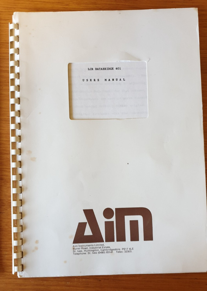 LCR Databridge 401 AIM CAMBRIDGE (Working)