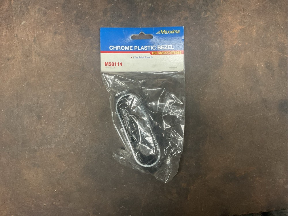 Maxxima M50114 Chrome Plastic Bezel For M20373 Strobe
