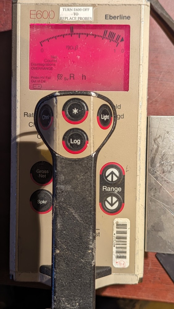 Thermo Eberline E600 Geiger Counter / Multipurpose Survey Meter GUARANTEED READ