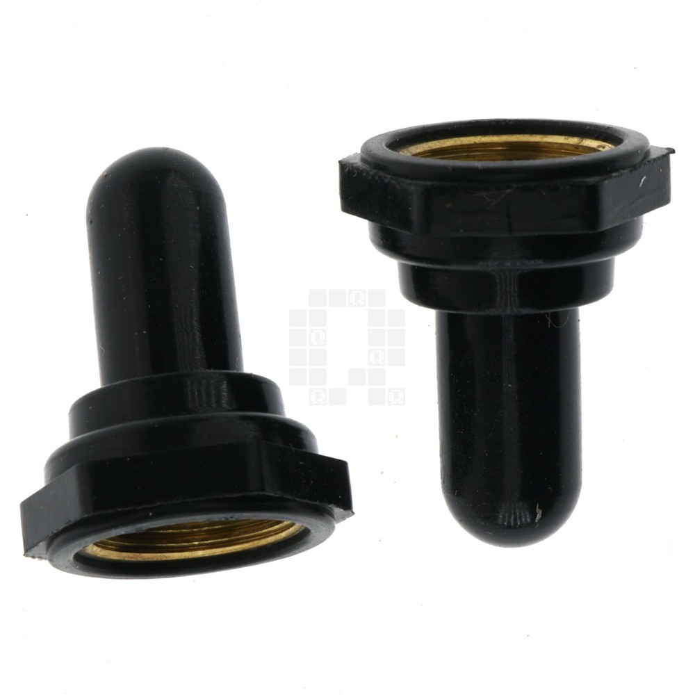 Gardner Bender GSW-20 Black Toggle Switch Cover, 2 Pack, EPDM Rubber