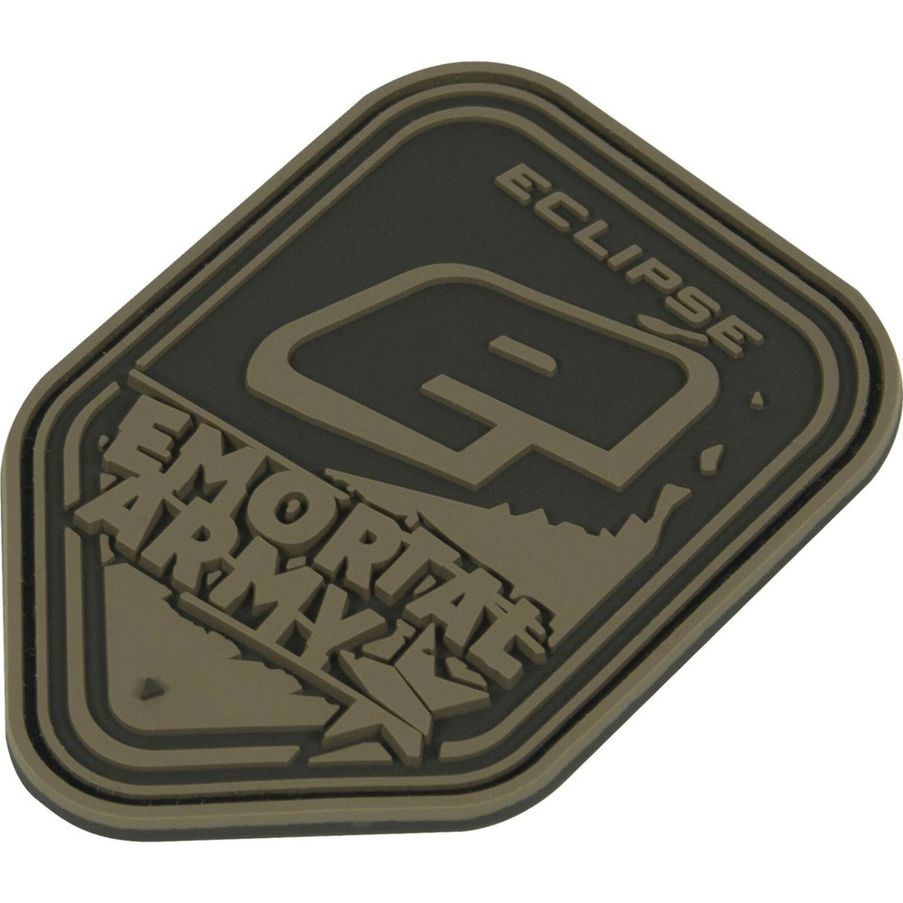 Planet Eclipse E-Mortal Squad Patch - Tan / Black - Paintball