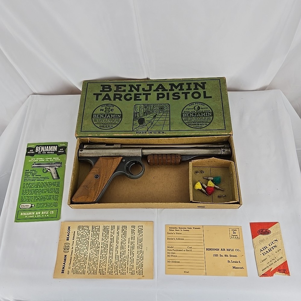 Benjamin Super Single Shot Target Pistol #132 Untested