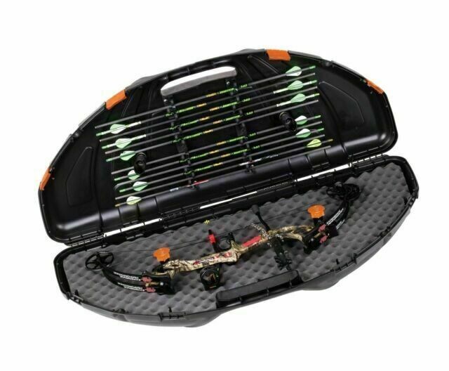 Flambeau Outdoors Protected Shot Compound Bow Case With Locking System Black