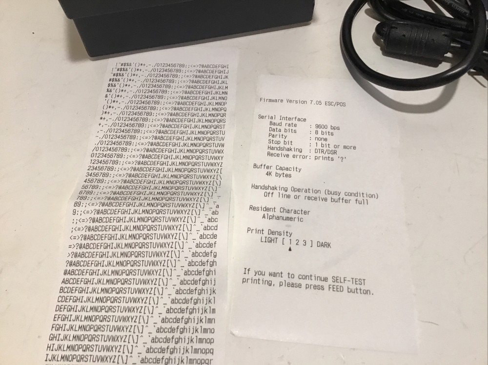 Epson Micros TM-T88III M129C Thermal Receipt Printer Parallel Port - Black