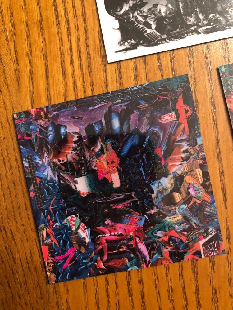 Black Midi fridge magnets