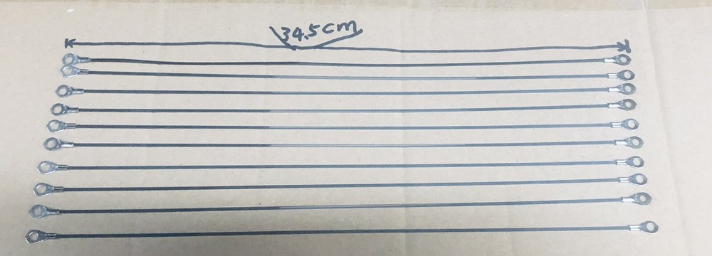 10/Pack wire elements for 13.5 inch x 22.2mm