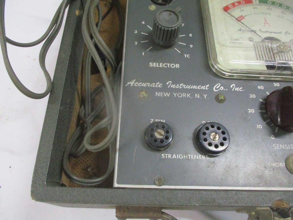 Accurate Instruments Model 151 Tube Tester UNTESTED AS IS