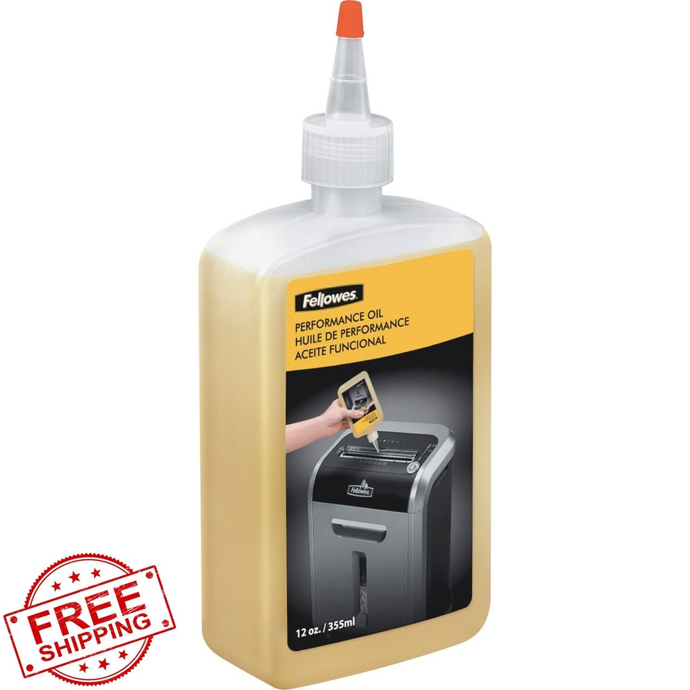 Fellowes Powershred Shredder Oil 12oz Extended Nozzle