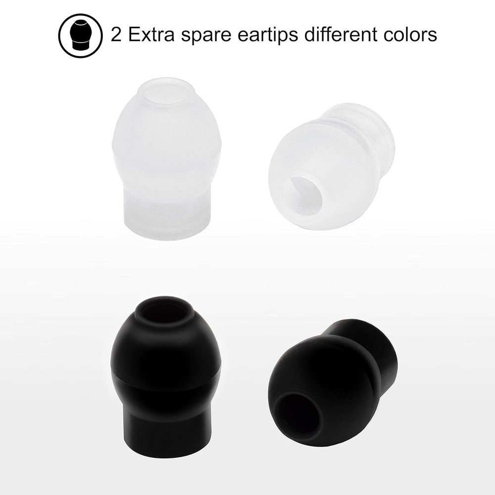 Versatile 360° Dual-Head Stethoscope with 4 Eartips & Extra Diaphragm - 29.5in