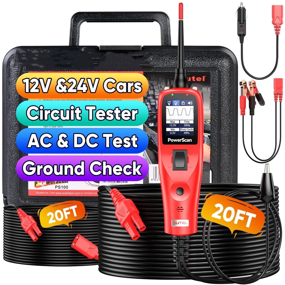 Autel PS100 PowerScan Circuit Tester Auto Electrical Power Diagnostic Scanner