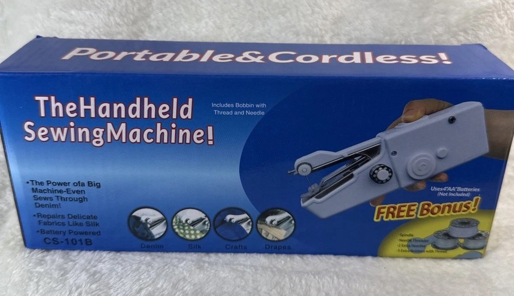 Handy Stitch Portable Cordless Handheld Mini Sewing Machine