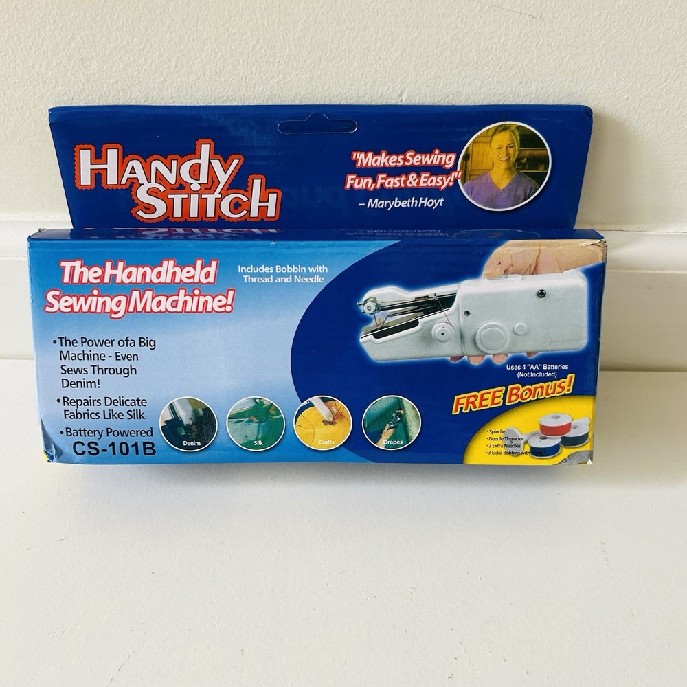 Handy Stitch Portable Cordless Handheld Mini Sewing Machine
