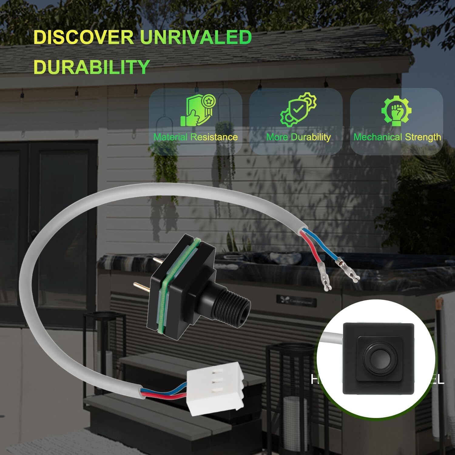 73995 Heater Pressure Switch for Watkins, Solana, Caldera, Hotspot 2006-current