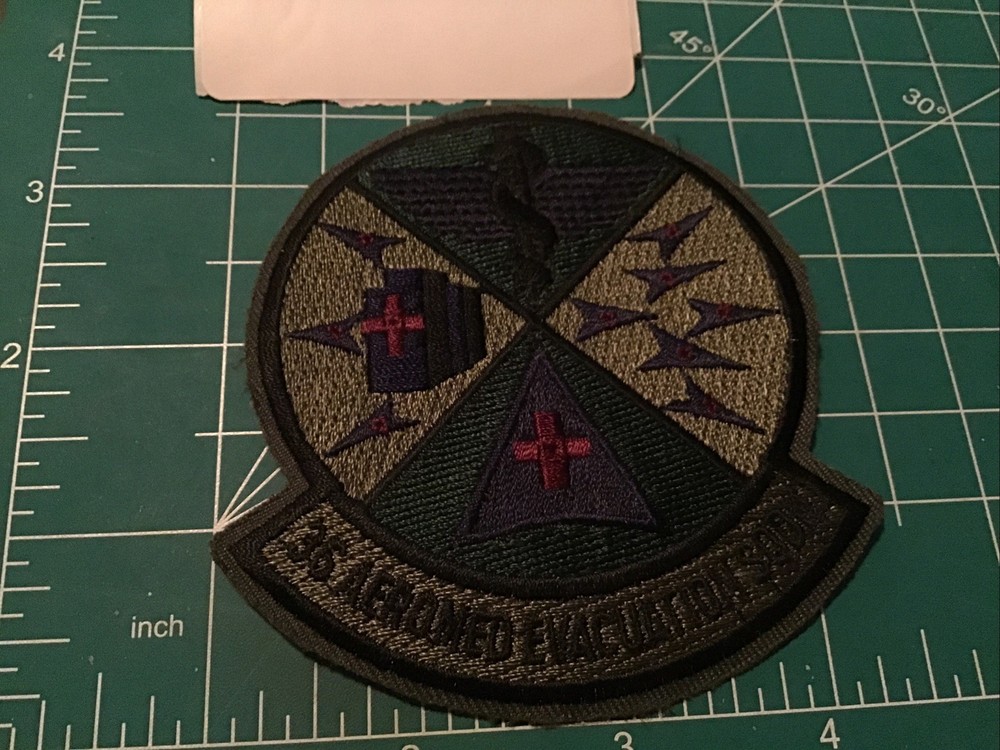 36th Aeromedical Evacuation Squadron patch US Air Force USAF Subdued