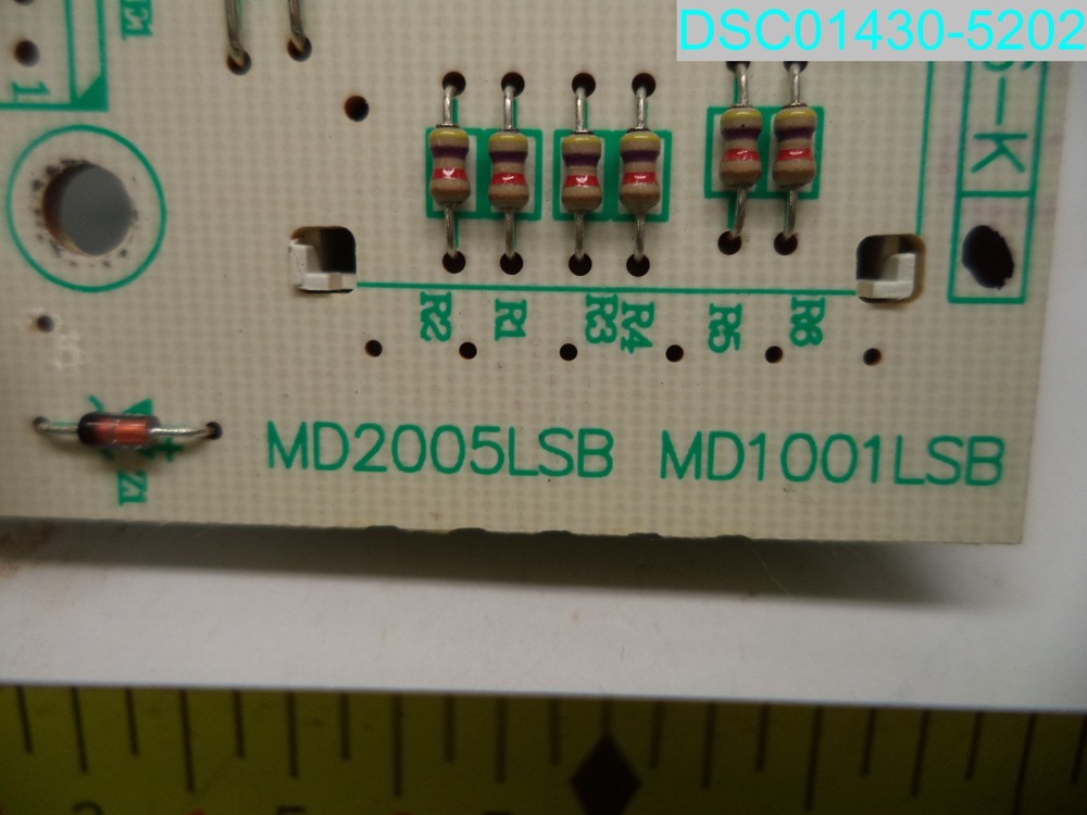 Used: Hamilton Beach Midea Ver1.01-Beta MD2005LSB Microwave Control Board