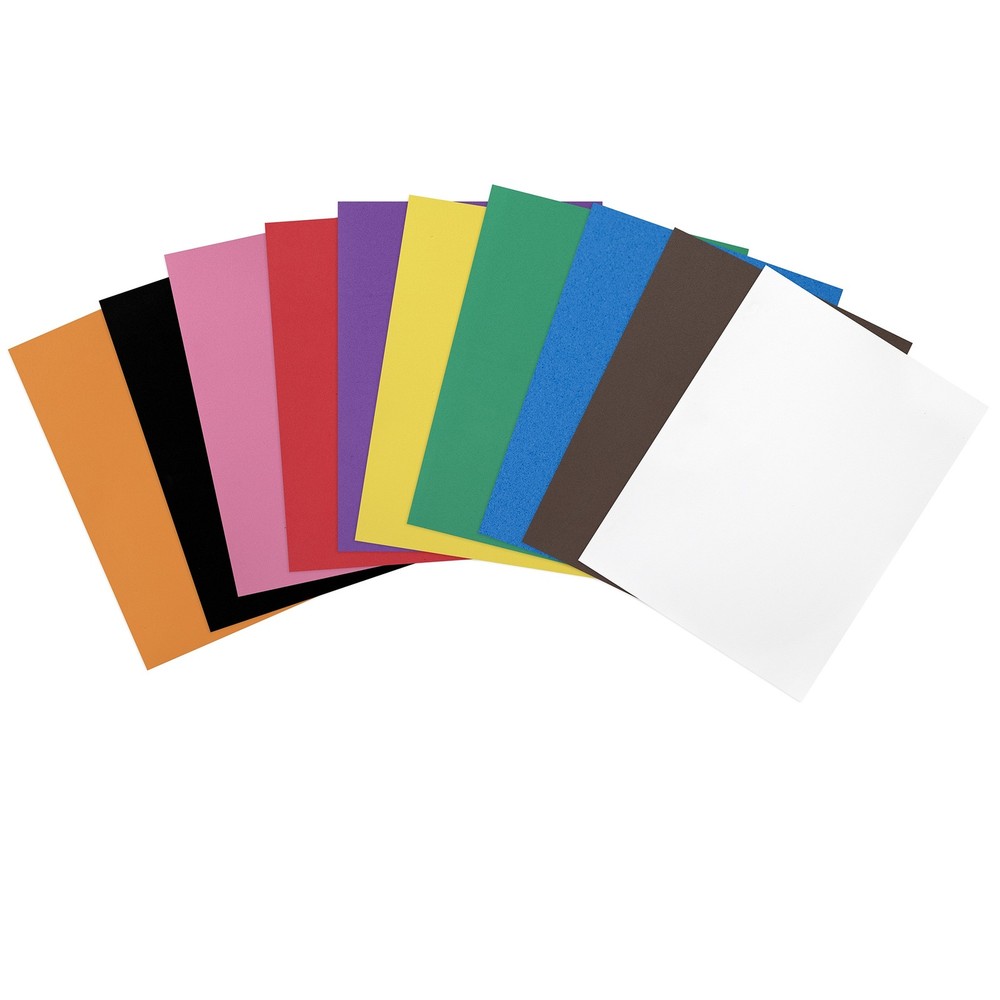 CousinDIY Foam Sheet 9"X12" 2mm 40/Pkg-Assorted Colors