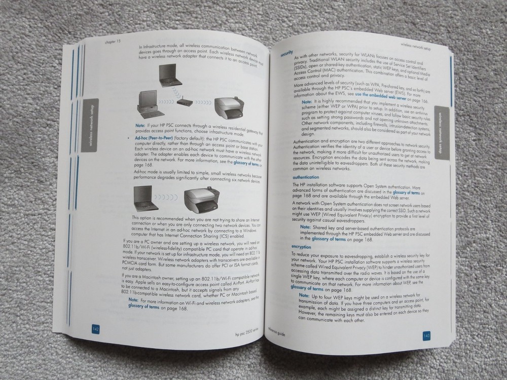 HP PSC 2500 Photosmart Series All-in-One Printer Reference Guide with Extras