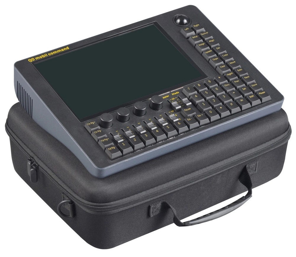 new mini command wing controller Q0 mobile command dmx console/touch screen+bag