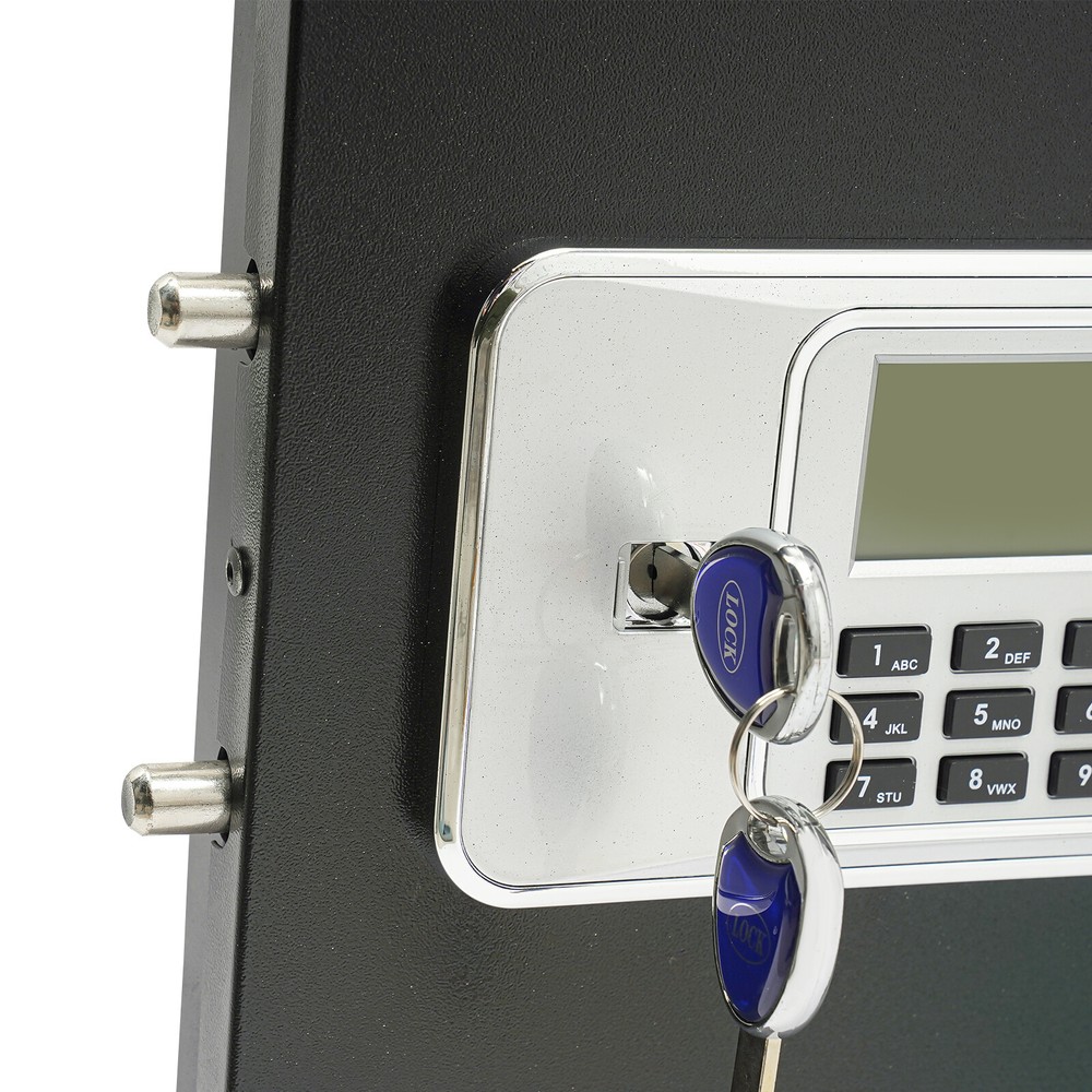 Key Cabinet Wall Mount Key Lock Box Password w/ Key Management Locking Organizer