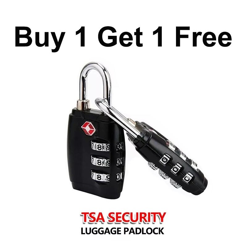 TSA Approved Combination Lock PadLock Locker Locks Security Suitcase Luggage Bag