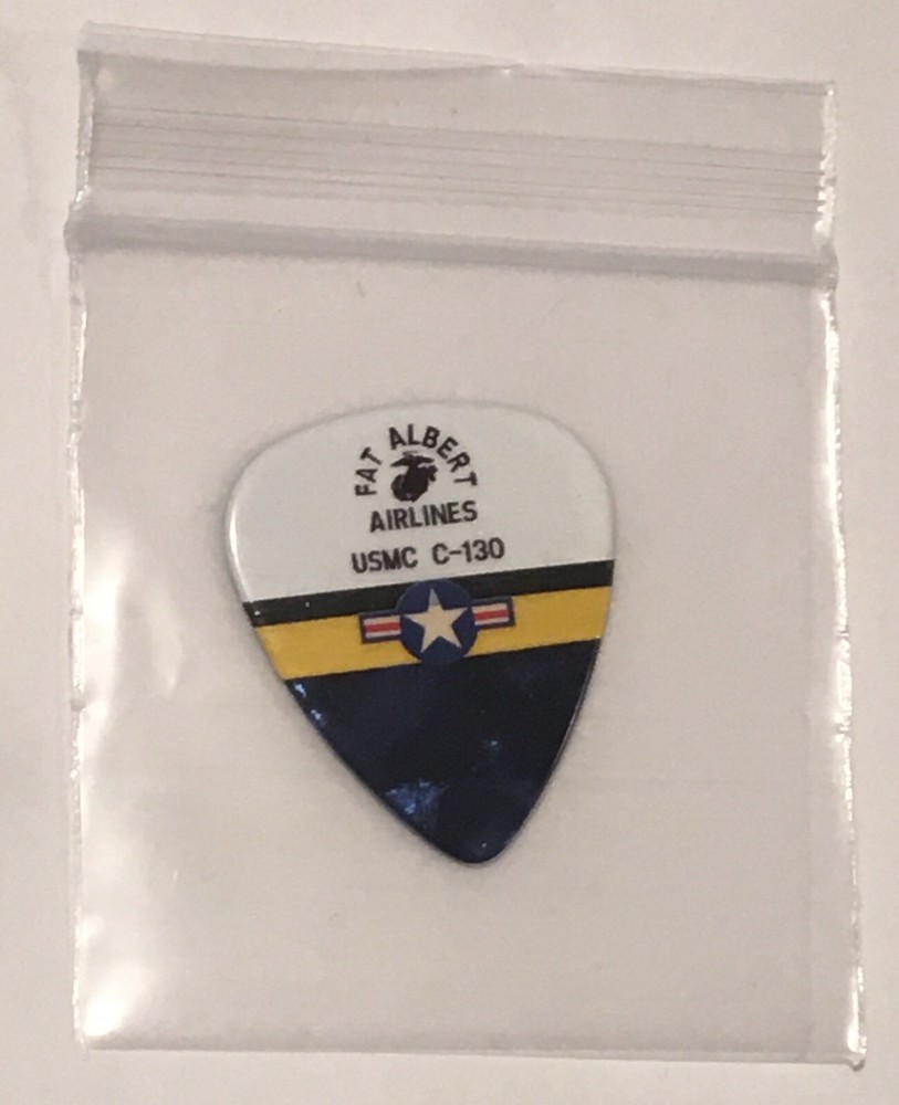 FAT ALBERT AIRLINES USMC Guitar Pick Hand Crafted
