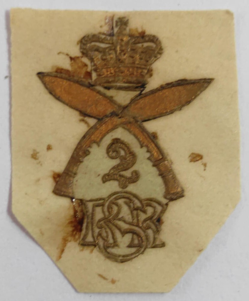 OLD EARLY ARTILLERY REGIMENTS PAPER CREST 24 NO