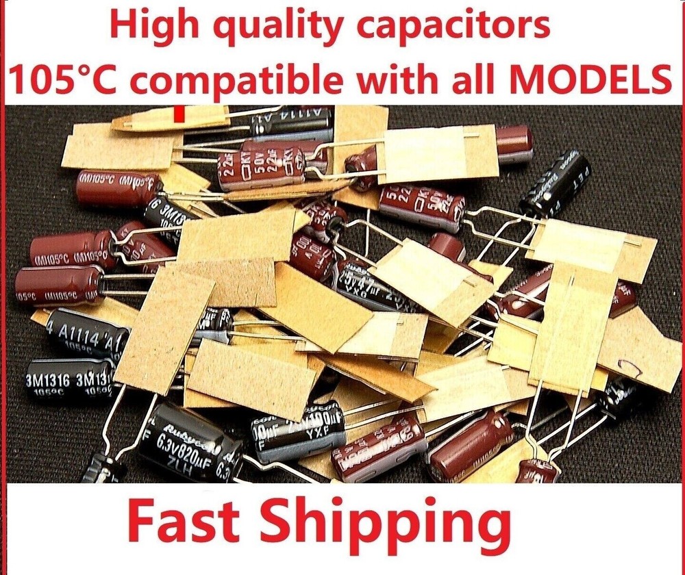 Sega CD 1 Capacitors Replacement Repair Kit / 47pcs Capacitors