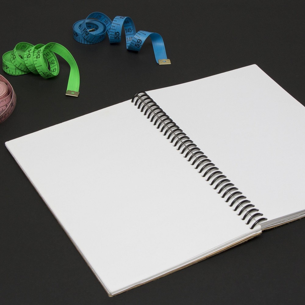 60 Pack Plastic Spiral Binding Coils, Multi Size, 3:1 Pitch, Black Binding Sp...