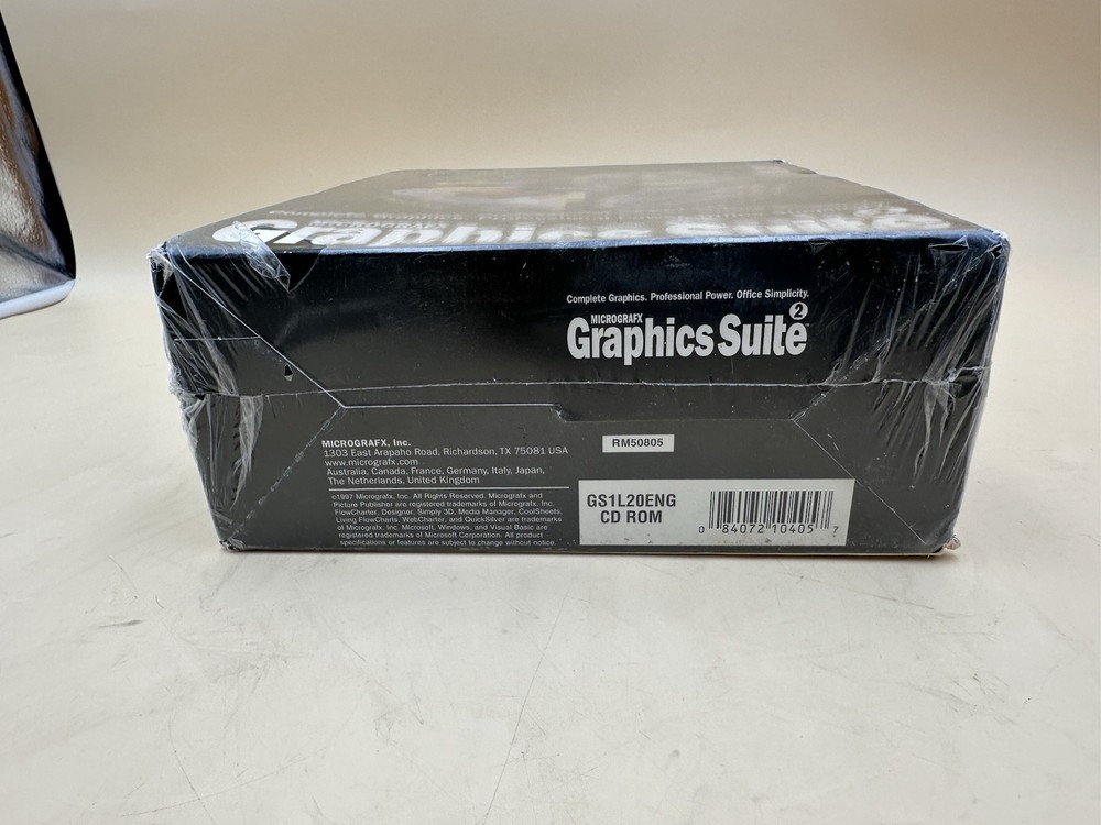 Micrografx Complete Graphics Suite 2 CD-ROM 1997 Windows 95 NEW Sealed