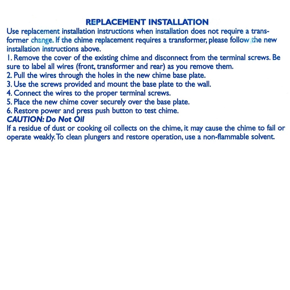 Angelo 76210 Builders White Door Chime Kit, Lighted Button, includes Transformer