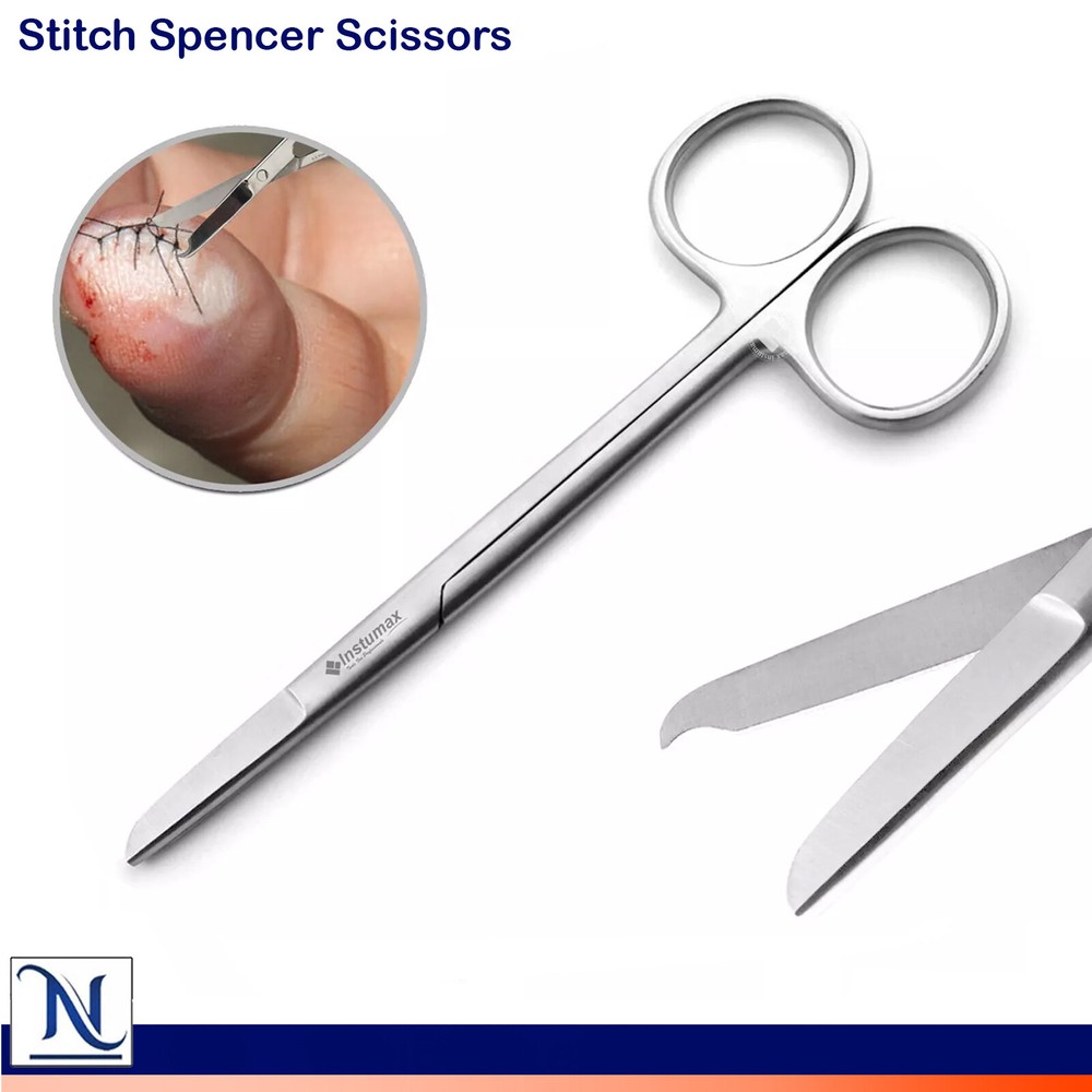 Stitch-Cutting Scissors Spencer LaGrange Scissors for Removing Sutures Stitches
