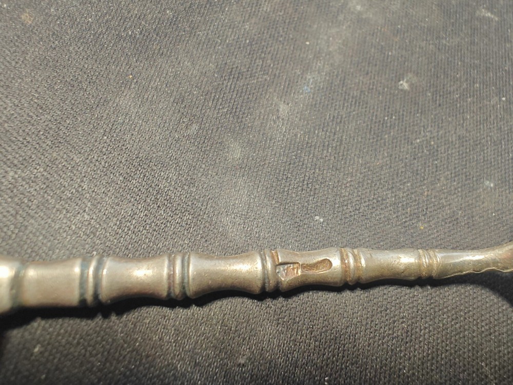 Russian Silver 84 Tea Spoons With Figure On The Top